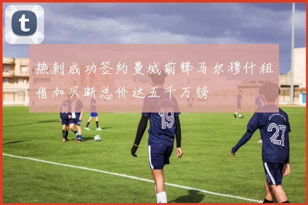 热刺成功签约曼城前锋马尔穆什租借加买断总价达五千万镑
